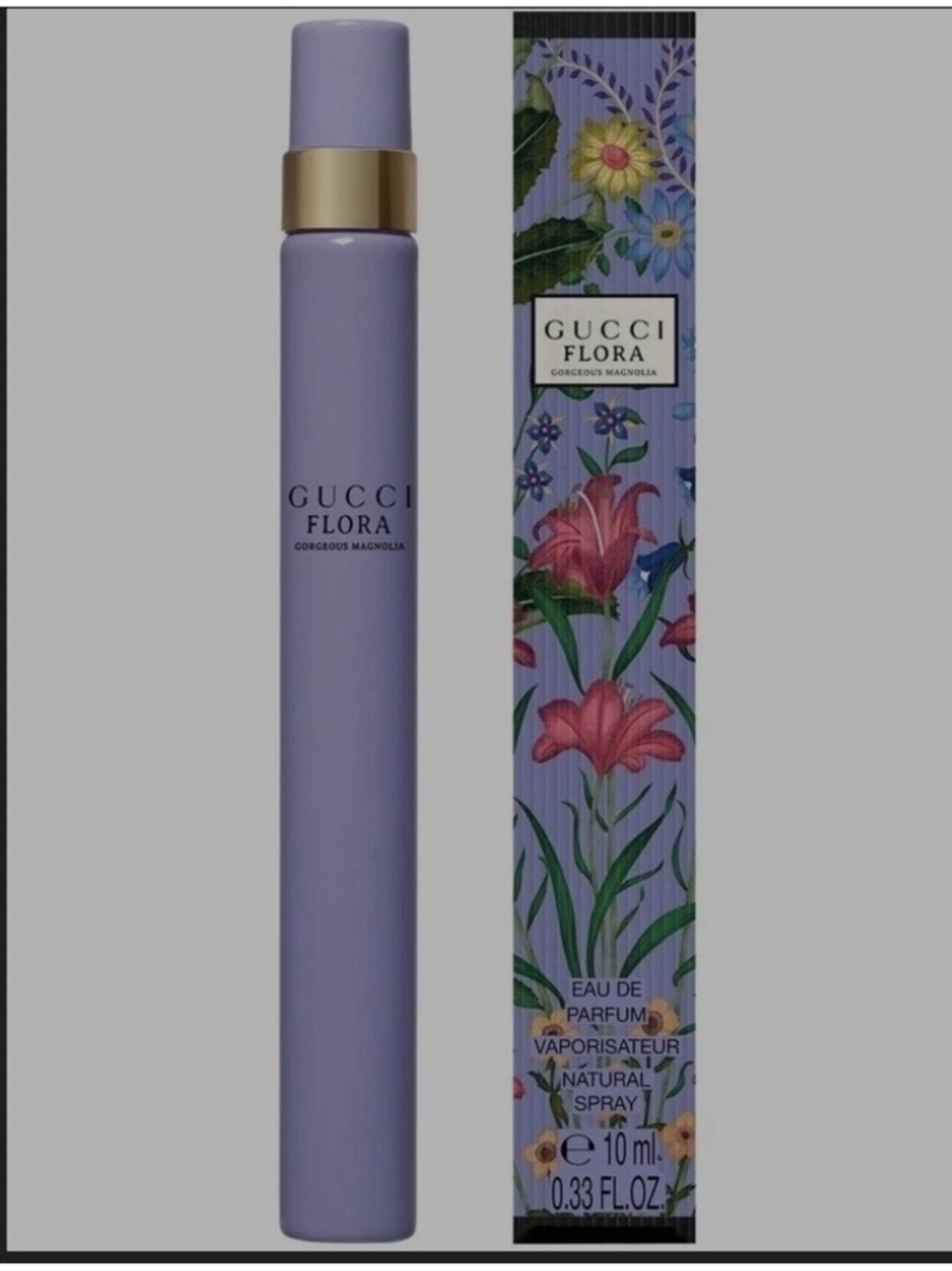 Gucci Flora Gorgeous Magnolia EDP Travel Size Spray 10ml NIB